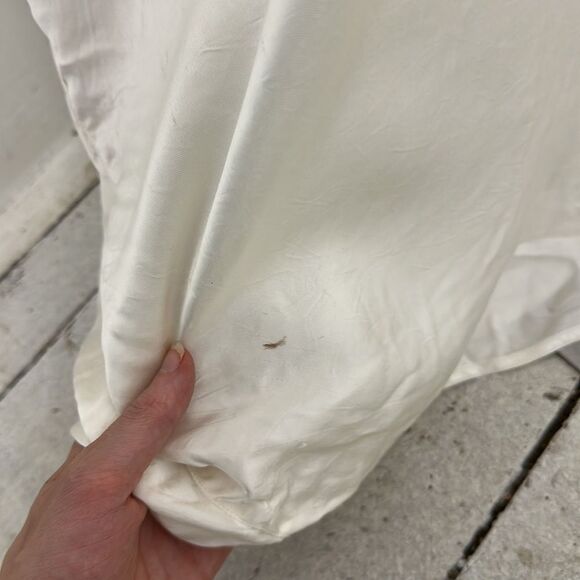 Rare 1930s Slipper Satin Bias Cut Peignoir Set VOLUP - Picture 10 of 13